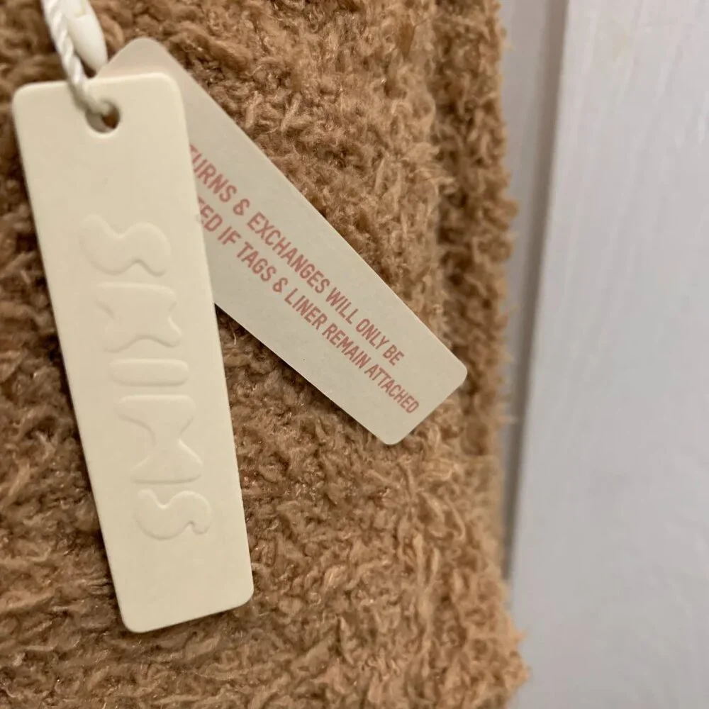 Skims Women's  Camel Cozy Knit Wide Leg Snow Pants AP-BTM-0142 Size 2X/3X. In ve - Picture 5 of 15